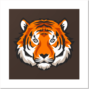 Tiger Head Posters and Art